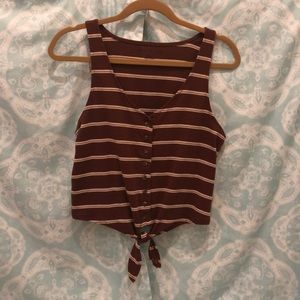 American Eagle brown tank top